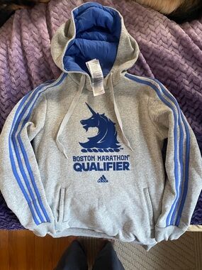 Boston Marathon Qualifier adidas hoodie